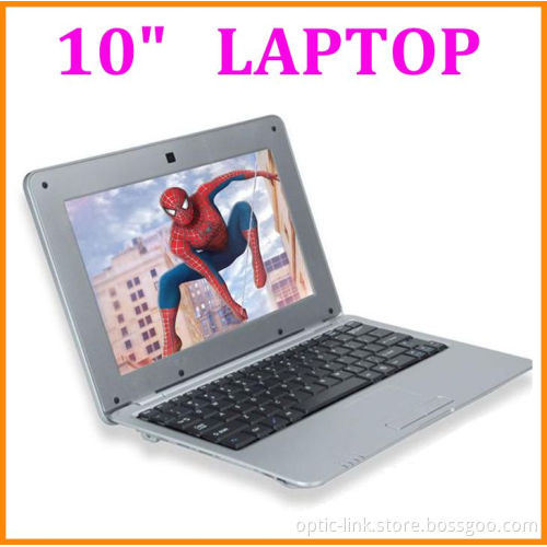10 inch kids laptop netbook Dual Core 8880 mini PC laptop with keyboard support all country language